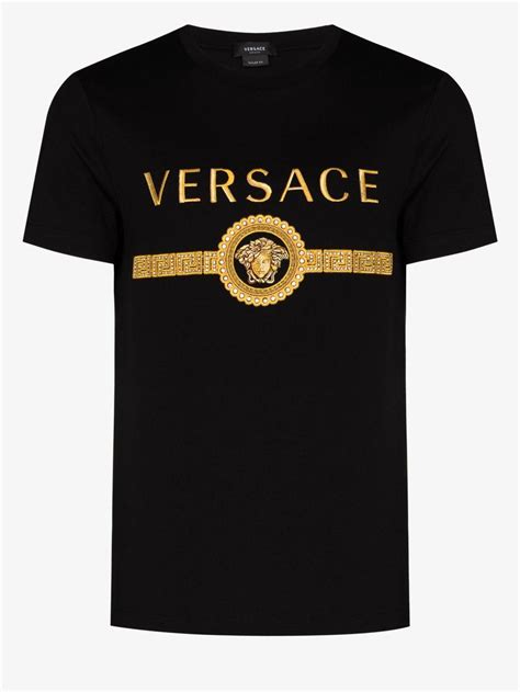 versace t shirt tag|versace logo black.